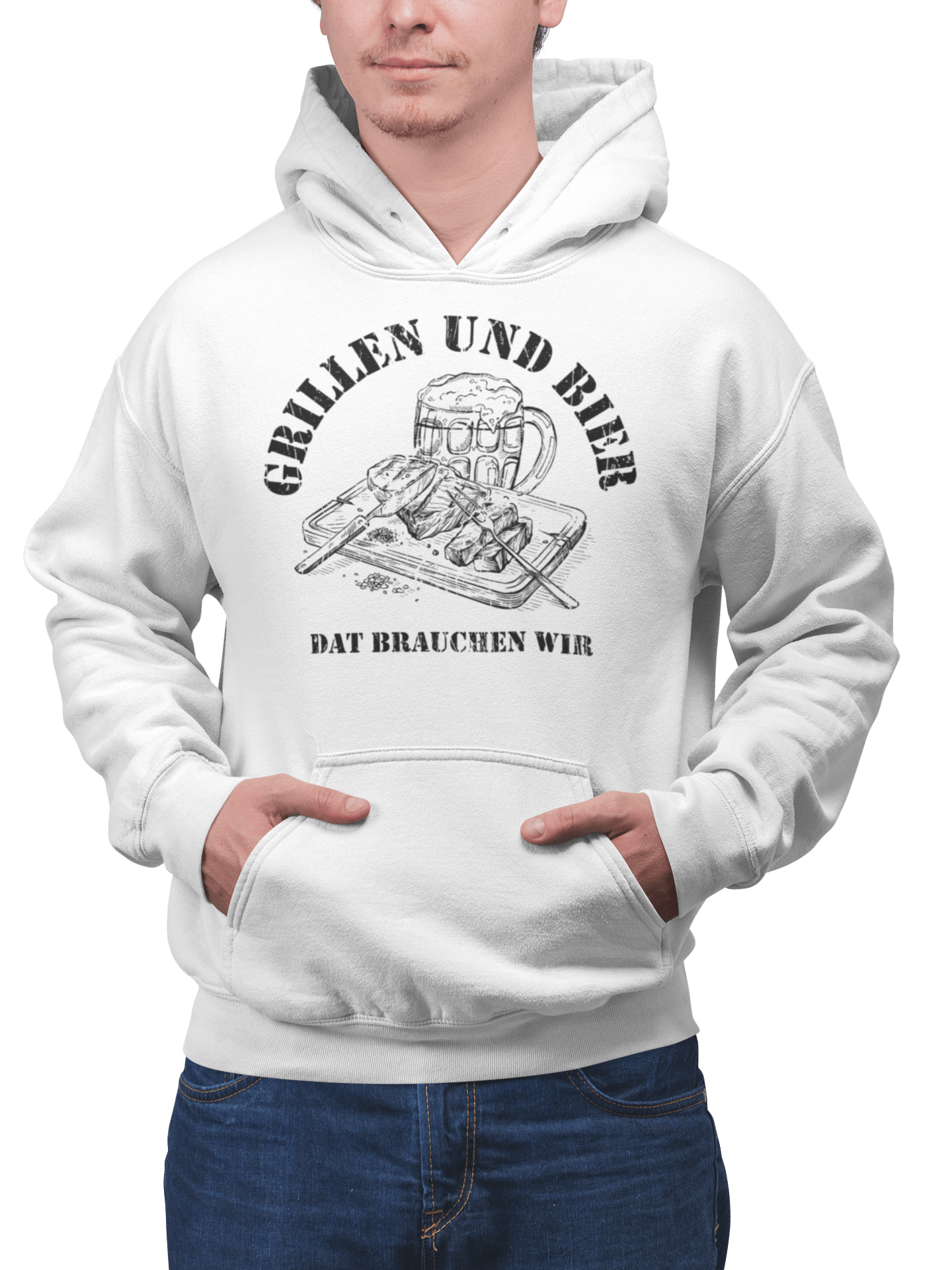 HOODIE - GRILLEN UND BIER