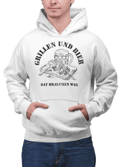 HOODIE -  GRILLEN UND BIER