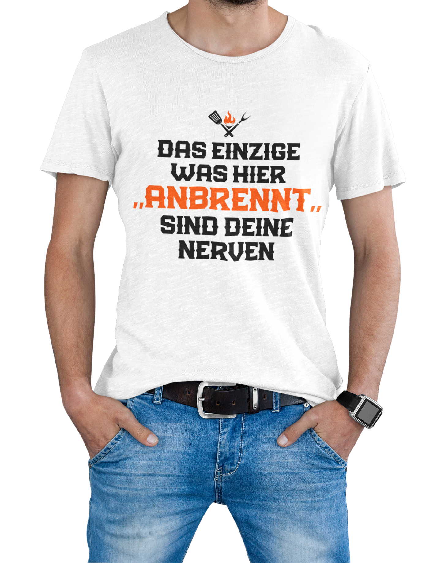 T-SHIRT - BRENNENDE NERVEN