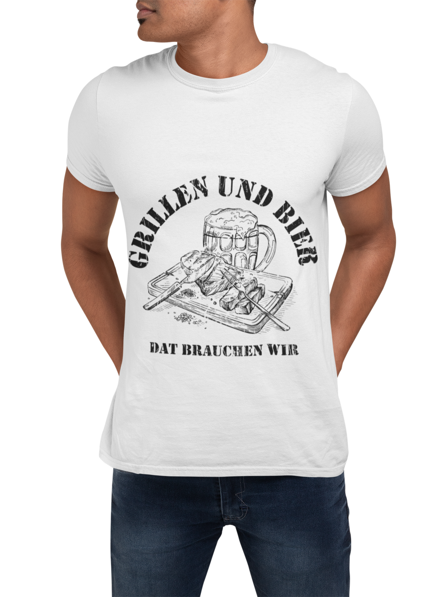 T-SHIRT - GRILLEN UND BIER