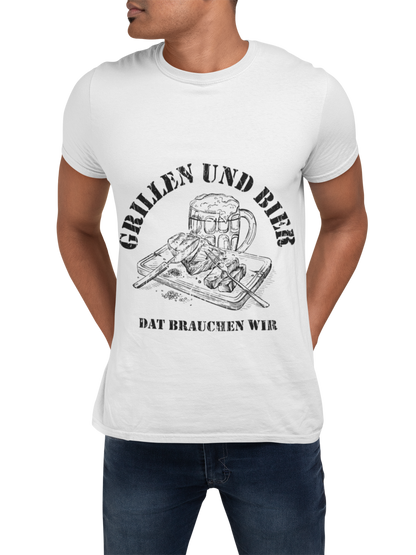 T-SHIRT - GRILLEN UND BIER