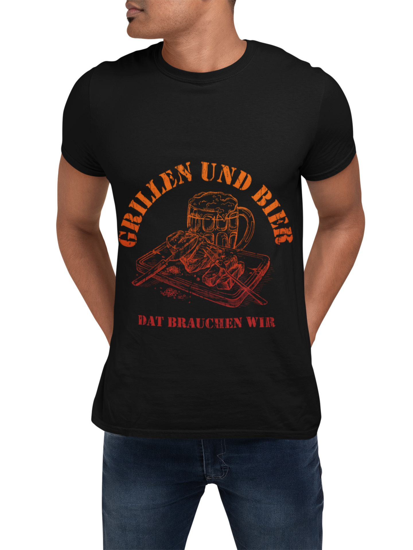 T-SHIRT - GRILLEN UND BIER